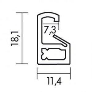 Efecto marco de plástico Art platinum 61x91,5 cm cristal de museo