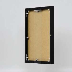 Efecto Quadro marco de aluminio 18x32 cm vidrio museo negro