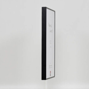 Efecto Quadro marco de aluminio 18x32 cm vidrio museo negro