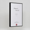 Efecto Quadro marco de aluminio 18x32 cm vidrio museo negro