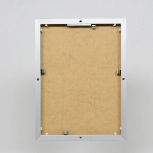 Efecto marco de aluminio Quadro 20x28 cm plata cristal de museo
