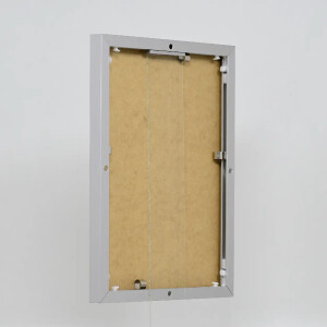Efecto marco de aluminio Quadro 20x28 cm plata cristal de museo