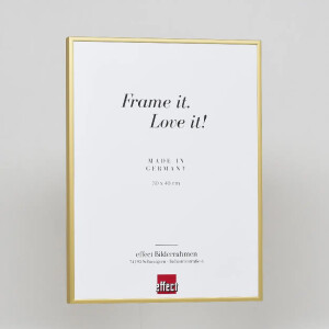 Efecto marco de aluminio Quadro 20x28 cm oro cristal de museo