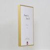 Efecto marco de aluminio Quadro 20x28 cm oro cristal de museo
