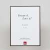 Efecto marco de aluminio Quadro 20x28 cm bronce vidrio museo