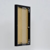 Efecto marco de aluminio Quadro 20x28 cm cristal de museo negro alto brillo