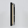 Efecto marco de aluminio Quadro 20x28 cm cristal de museo negro alto brillo
