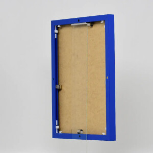 Efecto marco de aluminio Quadro 23x70 cm azul cristal de museo