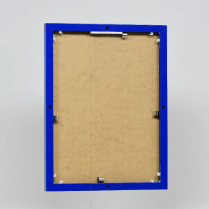 Efecto marco de aluminio Quadro 23x70 cm azul cristal de museo