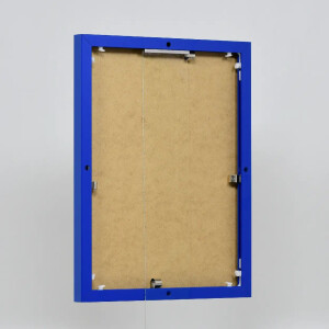 Efecto marco de aluminio Quadro 23x70 cm azul cristal de museo