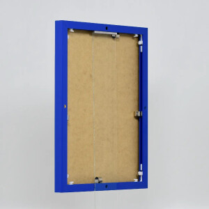 Efecto marco de aluminio Quadro 23x70 cm azul cristal de museo