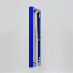 Efecto marco de aluminio Quadro 23x70 cm azul cristal de museo