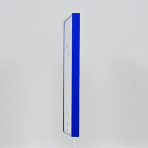 Efecto marco de aluminio Quadro 23x70 cm azul cristal de museo