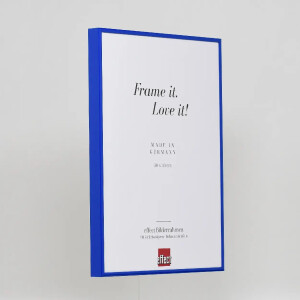Efecto marco de aluminio Quadro 23x70 cm azul cristal de museo