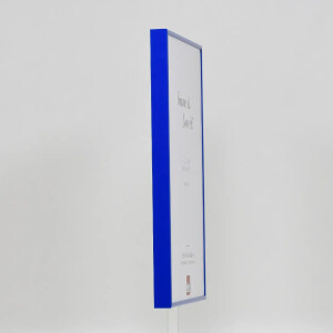 Efecto marco de aluminio Quadro 23x70 cm azul cristal de museo