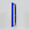 Efecto marco de aluminio Quadro 23x70 cm azul cristal de museo