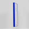 Efecto marco de aluminio Quadro 23x70 cm azul cristal de museo
