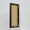 Efecto marco de aluminio Quadro 23x70 cm bronce vidrio museo
