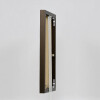 Efecto marco de aluminio Quadro 23x70 cm bronce vidrio museo