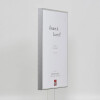 Efecto marco de aluminio Quadro 25x60 cm plata alto brillo vidrio museo