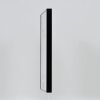 Efecto marco de aluminio Quadro 25x80 cm cristal de museo negro alto brillo