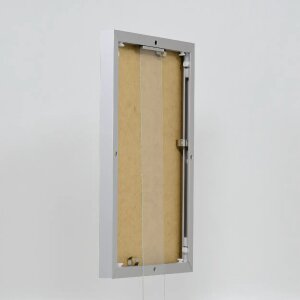 Marco de fotos de aluminio Effect Quadro 30x45 cm, acabado plata, con vidrio de museo