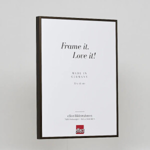 Marco de fotos de aluminio Effect Quadro 35x50 cm Bronce con vidrio de museo