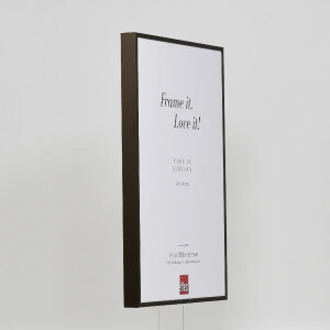 Marco de fotos de aluminio Effect Quadro 50x100 cm bronce vidrio museo