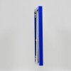 Marco de fotos de aluminio Quadro 62x93 cm azul con vidrio museo