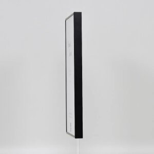 Marco de fotos de aluminio Effect Quadro 62x93 cm negro con vidrio de museo