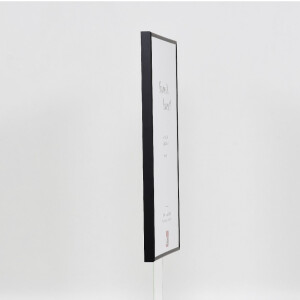 Marco de fotos de aluminio Efecto Vidrio de museo Negro 20 x 20 cm