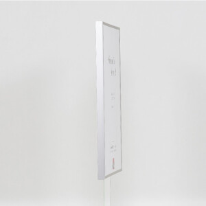 Marco de fotos Effect Serie 1 con vidrio museo plateado 20 x 25 cm