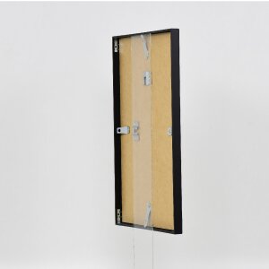 Marco de fotos Effect Serie 1 de aluminio con vidrio de museo negro 25 x 70 cm