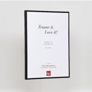 Marco de fotos Effect Serie 1 con cristal de museo negro 25 x 80 cm