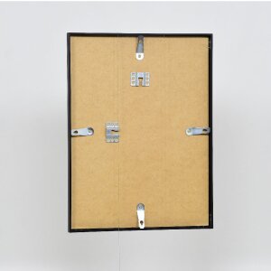 Marco de fotos Effect Serie 1 de aluminio, cristal de museo negro, 40 x 60 cm