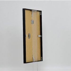 Marco de fotos de aluminio Effect Serie 2 con vidrio de museo Negro 15x20 cm