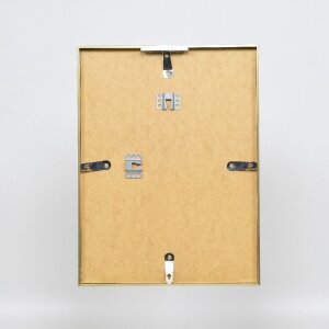 Marco de fotos de aluminio Effect Serie 2 con vidrio museo dorado 25x80 cm