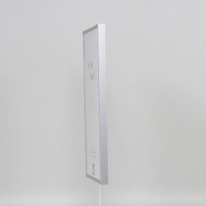 Marco de fotos de aluminio Effect Serie 2 Vidrio museo plateado 30x30 cm