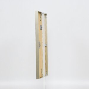 Marco de fotos de aluminio Effect Serie 2 vidrio de museo champán 40x50 cm