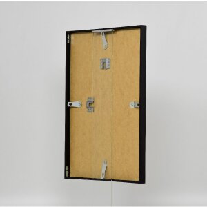 Marco de fotos de aluminio Effect Serie 2 con cristal de museo negro 40x50 cm