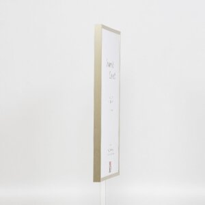 Marco de fotos de aluminio Effect Serie 2 con vidrio de museo Champán 50x50 cm