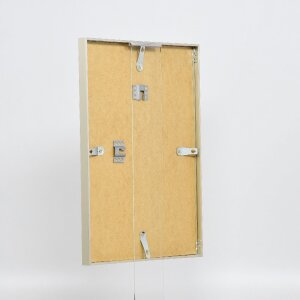 Marco de fotos de aluminio Effect Serie 2 con cristal de museo champán 62x93 cm