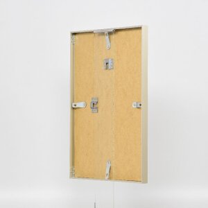 Marco de fotos de aluminio Efecto Serie 2 Vidrio de museo Champán 70x70 cm