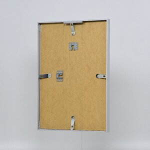 Marco de fotos de aluminio Effect Serie 2 Vidrio museo plateado 61x91,5 cm