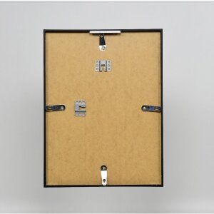 Marco de fotos de aluminio Effect Serie 2 vidrio de museo negro 61x91,5 cm