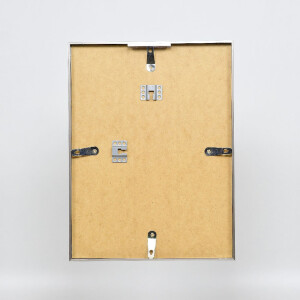 Marco de fotos de aluminio Efecto Serie 2 Vidrio de museo Gris Pulido 61x91,5 cm