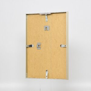 Marco de fotos de aluminio Efecto Serie 2 vidrio de museo champán 61x91,5 cm