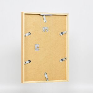 Marco efecto madera perfil 35 roble 20x28 cm cristal museo