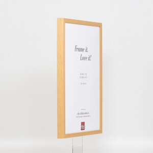 Marco efecto madera perfil 35 roble 20x28 cm cristal museo
