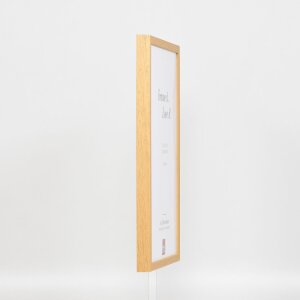 Marco efecto madera perfil 35 roble 20x28 cm cristal museo